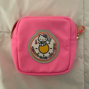 Stoney clover lane bubblegum mini pouch customized with hk patch sewn on…